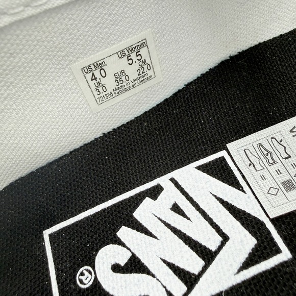 Vans Mary Jane Creeper Shoe Size 5.5 Womens Grunge White NEW - Picture 10 of 10